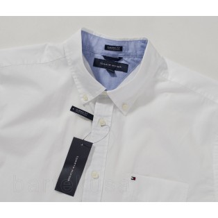 Tommy Hilfiger Biala Koszula meska - Oxford Shirt